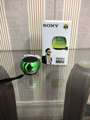 Sony Mini Portable Bluetooth & Rechargeable Speaker With Memory Card Support (Random color)