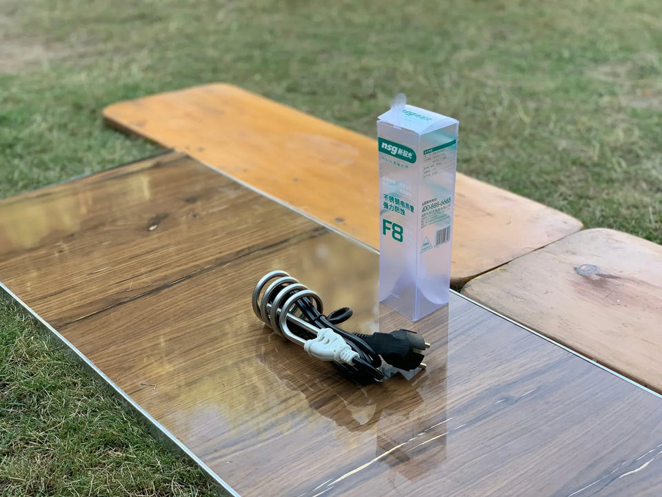 Electric Water Heating Rod for Heating Water in container like Bucket Basin Bath tub mini inflatable Swimming Pool and More