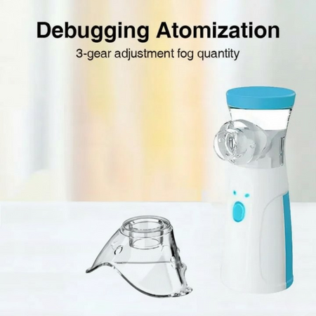 Mesh Nebulizer Machine For Kids And Adults, Handheld, Mesh Technology Portable, Soundless, And Effective Respiratory Solution